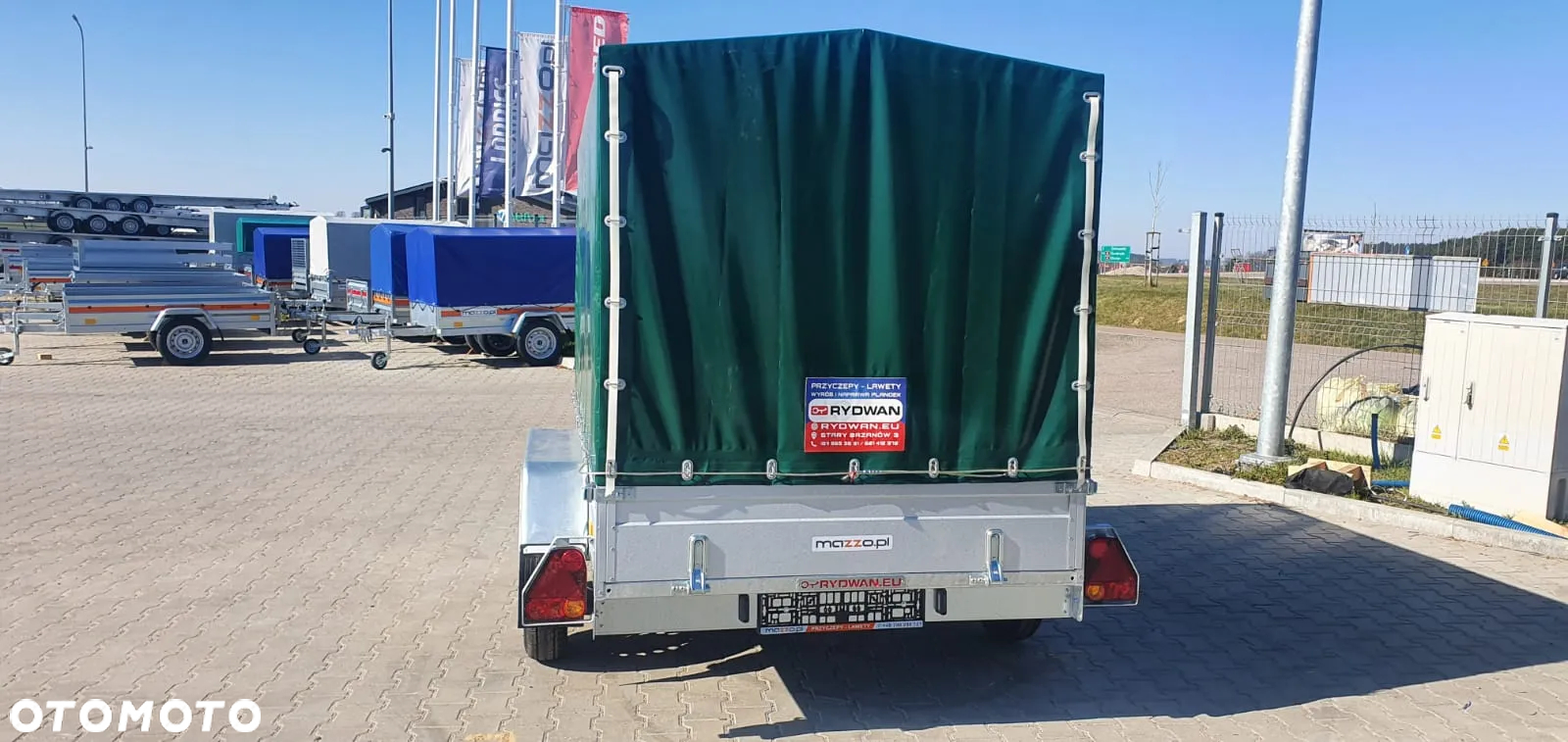 Rydwan Dostawa przyczepa lekka 265x145x150 cm DMC750kg stelaż i plandeka SOLIDNA I MOCNA - 11
