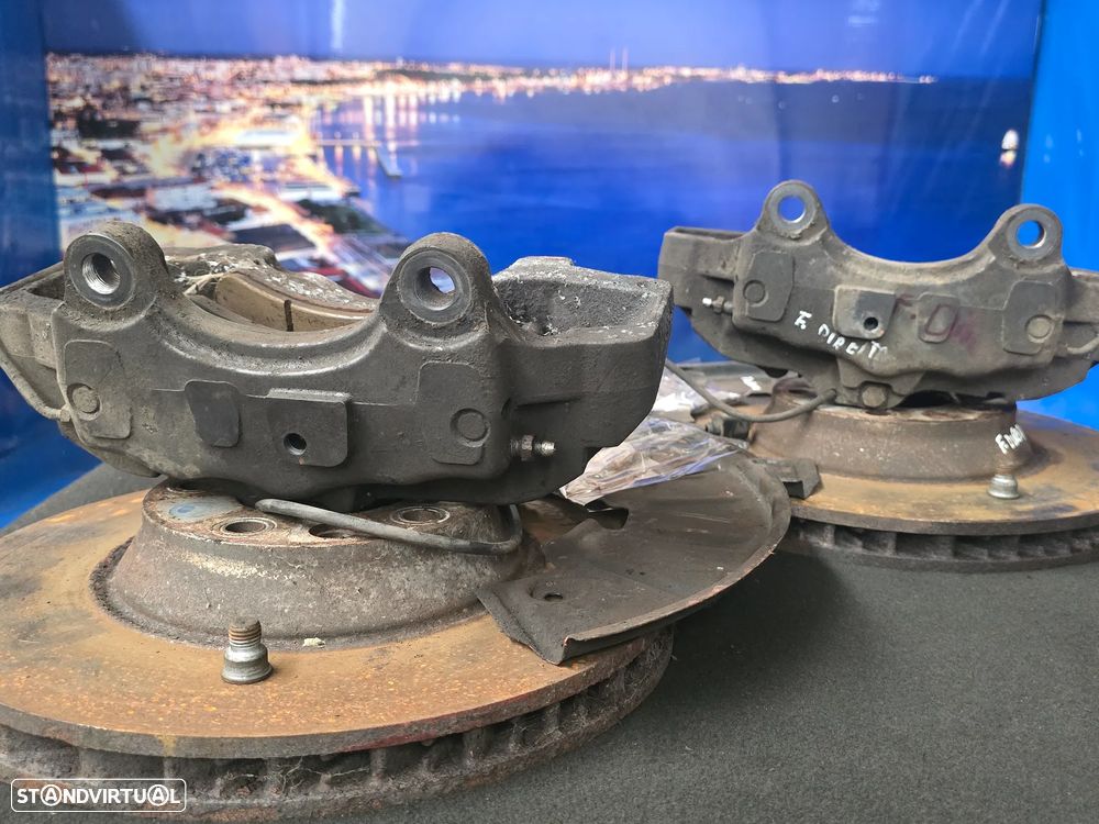 Conjunto Travões Frente ORIGINAL Brembo Audi Q7 4L 2006+ (Pinças + Discos + Proteções + Parafusos) - 14