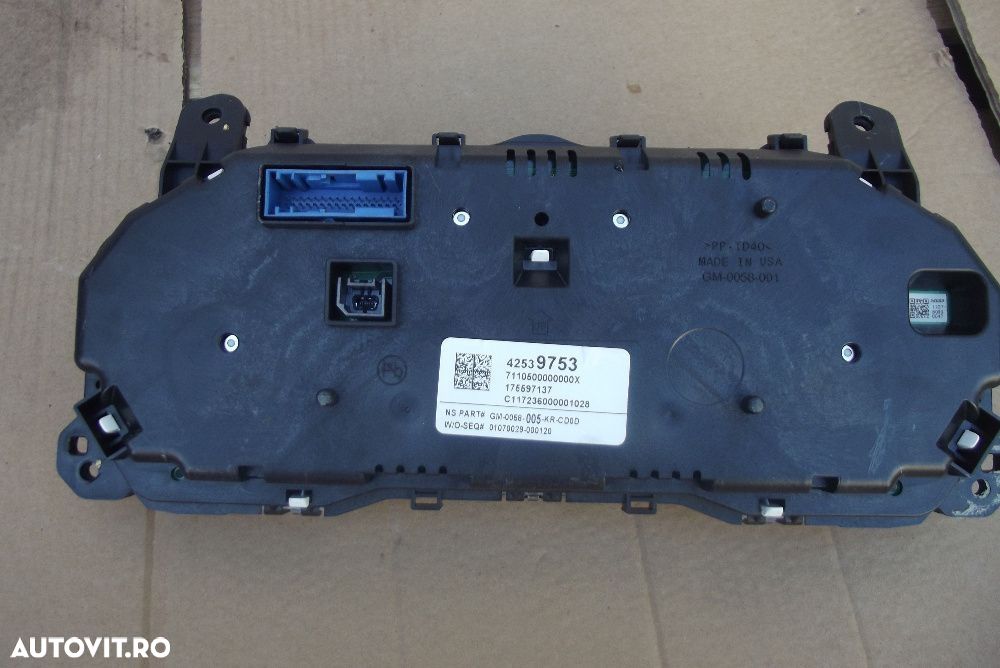 Ceasuri bord Opel Astra K Ceasuri bord Opel Mokka Mokka x dezmembrez - 1