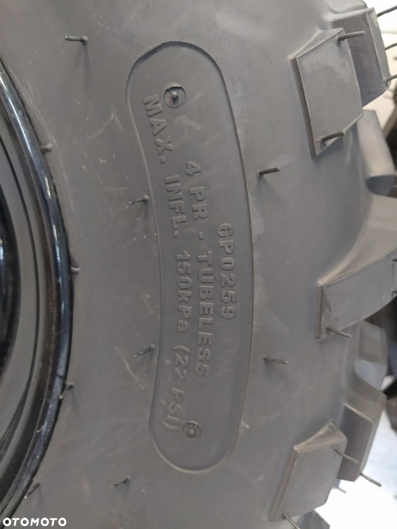 POLARIS FELGA FELGI 12X6 R12 OPONA CARLISLE AT489 255/65 R12 KOŁO KOŁA - 5