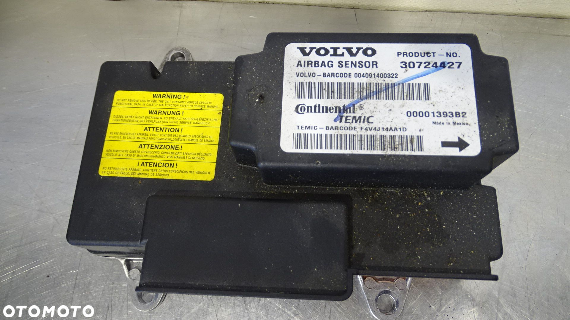MODUŁ AIRBAG VOLVO S40 II 2.0 30724427 - 3