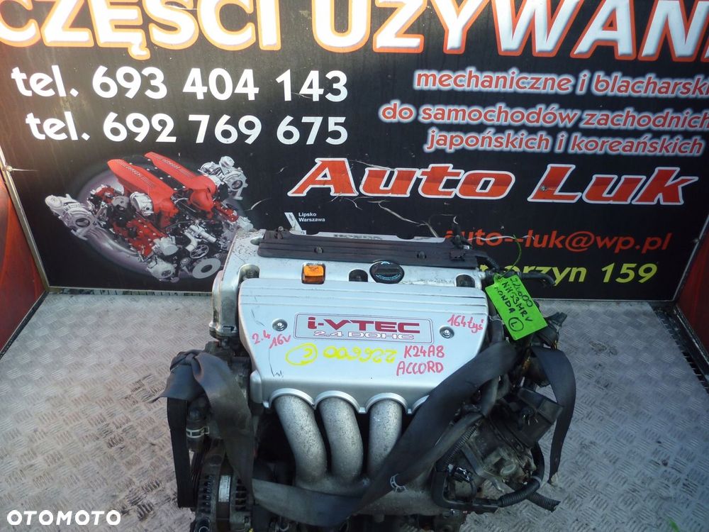 SILNIK HONDA ACCORD 2.4 16V K24A8 164 TYS - 1