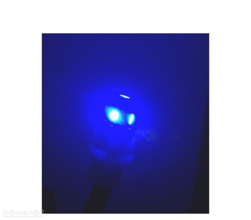 LÂMPADA LED AZUL W5W T10 - 2