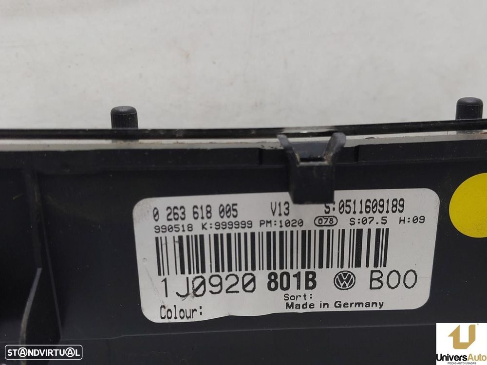 QUADRANTE VOLKSWAGEN GOLF IV 1999 -1J0920801B - 3