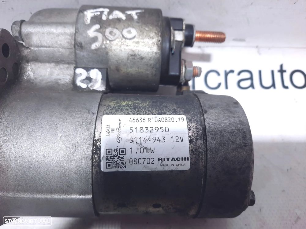 MOTOR ARRANQUE FIAT 500  FIAT PANDA 169 FIAT PUNTO 199 ALFA ROMEO MITO 955 - 6