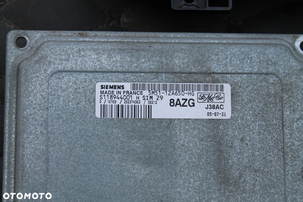ZESTAW STARTOWY FORD FOCUS C-MAX I 1.6 5M51-12A650-HG, 4M5T-10849-EN - 2