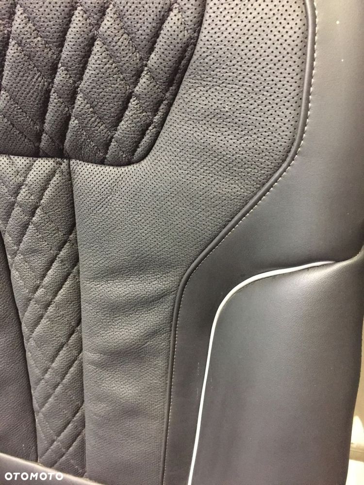 TYLNA KANAPA OPARCIE BMW 7 G11 G12 NAPPA SCHWARZ - 5