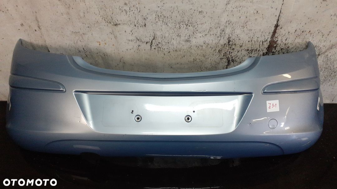 ) ZDERZAK TYŁ TYLNY DO OPEL CORSA D Z21C BŁĘKITNY 3D - 1