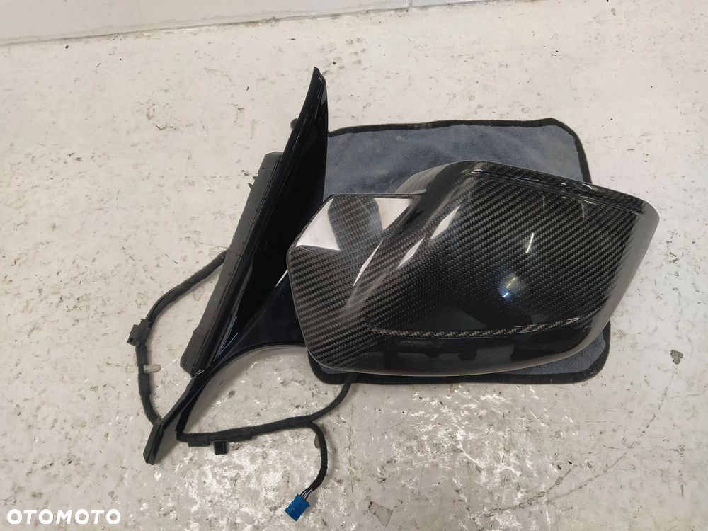 BMW 5 G60 G61 LUSTERKO ZEWNĘTRZNE KAMERA ASFERYCZNE CZUJNIK GRZANE LEWE 9+6+1 PIN CARBON UK ORYGINAŁ - 9