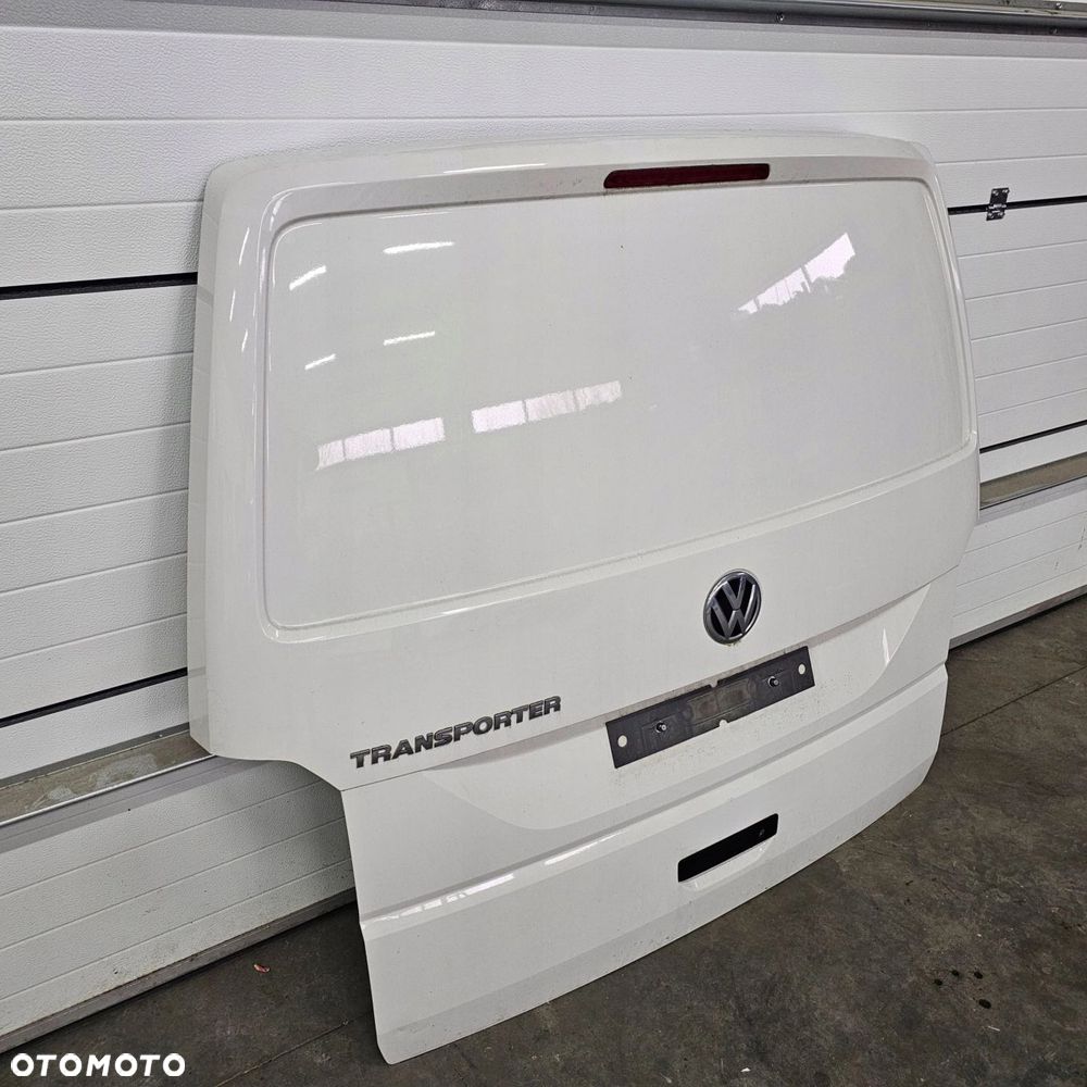 VW T6.1 klapa bagażnika tył biała LB9A KOMPLETNA - 4