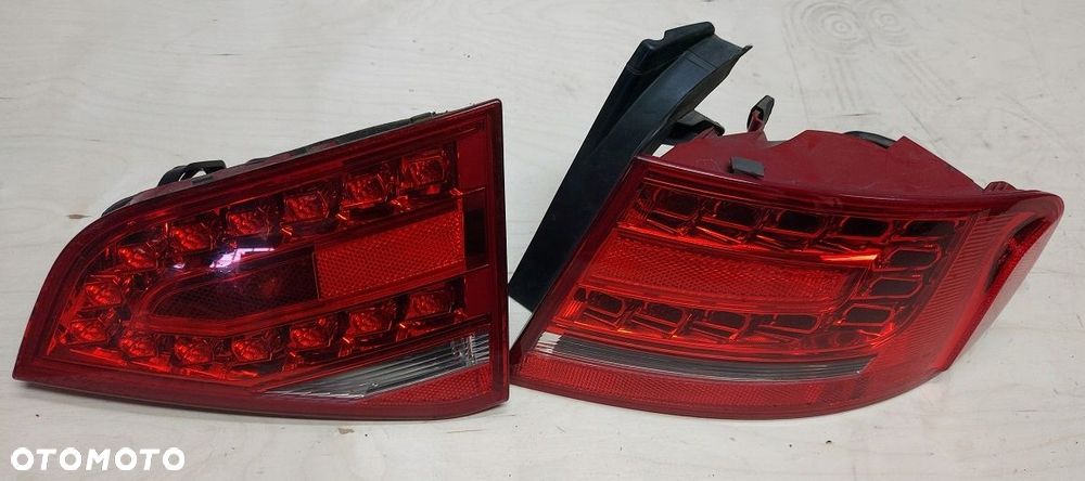 audi a4 b8 07-11r komplet lamp tył lewa prawa led eu sedan - 3