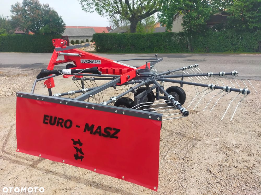 zgrabiarka karuzelowa 3,5m ARMASZ tandem/wał WOM JANPOL/EURO-MASZ od ręki TRANSPORT - 7