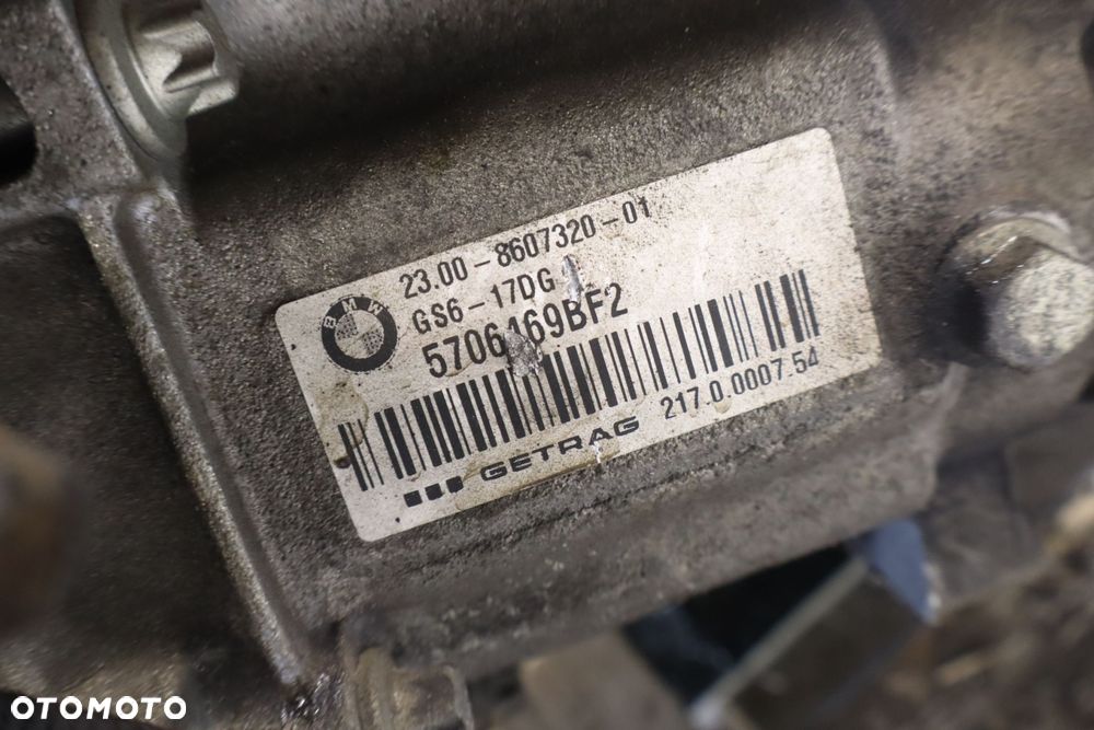 SKRZYNIA BIEGÓW 6 BIEGOWA BMW 1 116D F20 2.0D GS6-17DG - 6