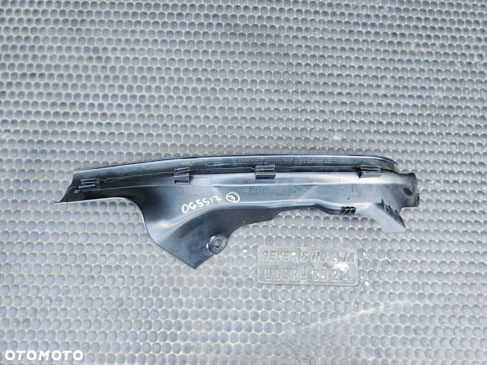 Osłona Słupka Progu Plastik Zaślepka Tapicerka Wnętrza Czarne BMW 3 E90 E91 LCI Lift - 29