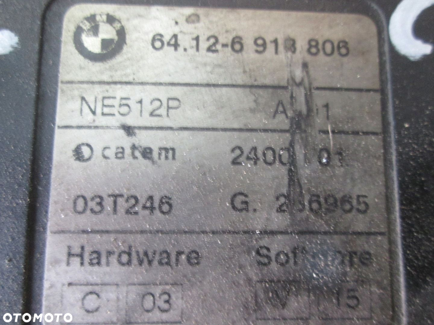 BMW OE 64.12-6 918 806 podgrzewacz przepływowy elektryczny E46 - 4