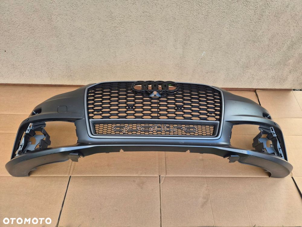 zderzak przód audi rs6 c7 lift spryski pdc oryginał - 1