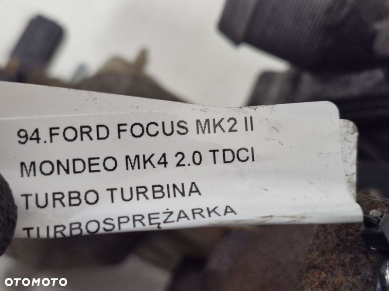 ford focus mk2 ii mondeo mk4 2.0 tdci turbo turbina turbosprężarka 9662464980 - 9