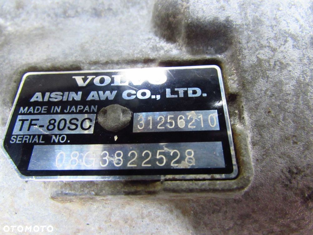 VOLVO XC70 S80 II V70 III AWD 2.4 D5 SKRZYNIA BIEGOW AUTOMATYCZNA KONWERTER 31256210 TF-80SC 207 tkm - 4