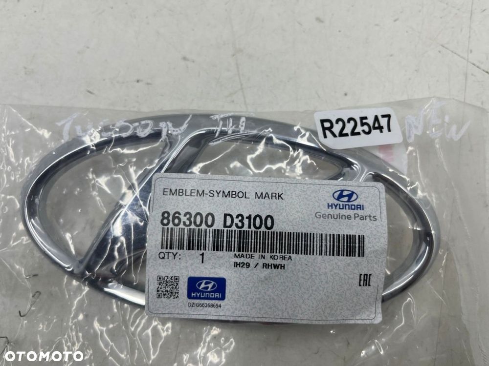 Znaczek Hyundai Tucson 3 III 15-20r. NOWY napis znaczek emblemat na klapę bagażnika ORYGNALNY - 4