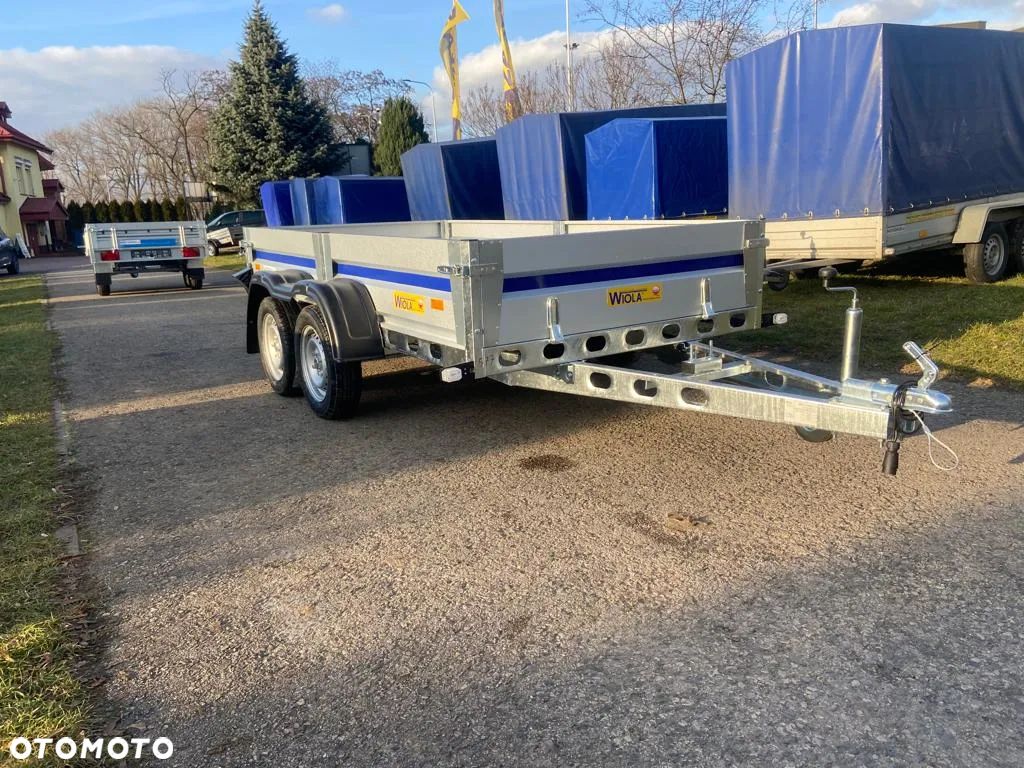 Wiola Przyczepa Wiola Silezia+ 292x142x38 2 osie DMC 750kg mocna spawana rama - 1