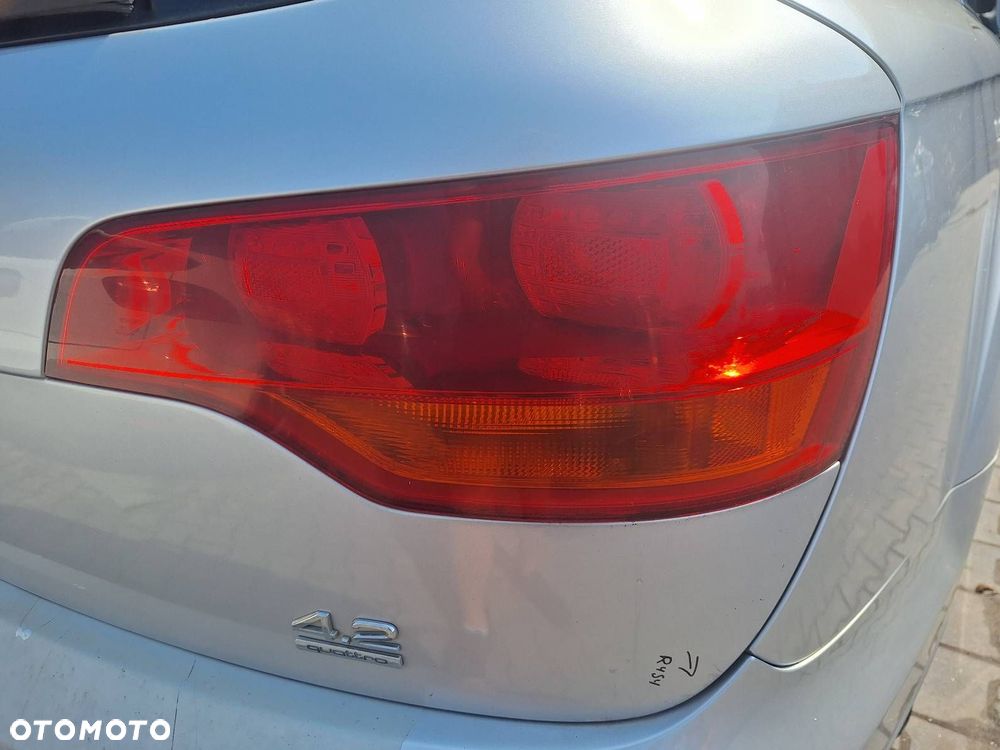 KOMPLETNY TYŁ AUDI Q7 4L LY7W KLAPA USA ZDERZAK TYŁ LAMPY SIŁOWNIK - 15