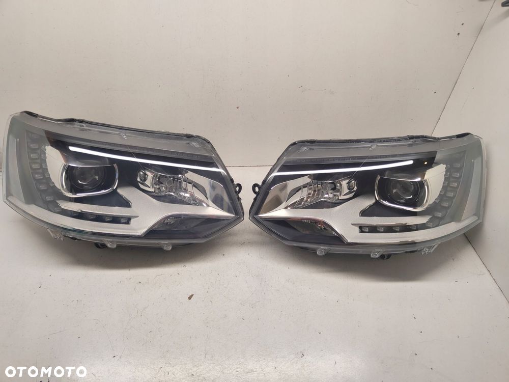 vw t5 xenon z led komplet lamp przednich 7e5941016, 7e5941017 - 1