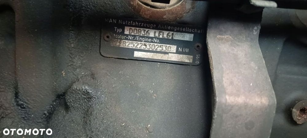 SILNIK KOMPLETNY MAN TGL TGM EURO 5 D0836 LFL61 250 KM - 5