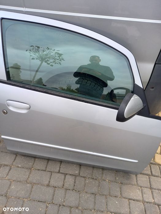 Drzwi przednie prawe mitsubishi colt cz3 06r lakier 02d kompletne - 1