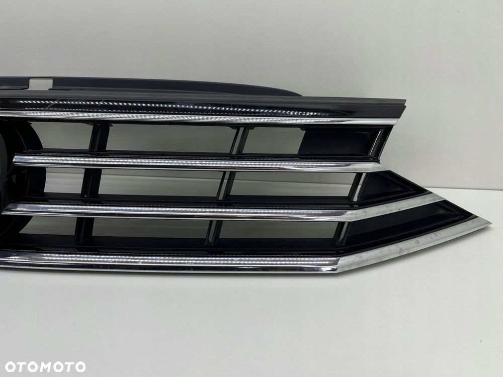 VW PASSAT B8 LIFT R-LINE ATRAPA GRILL ZDERZAKA PRZÓD 3G0853651 - 5