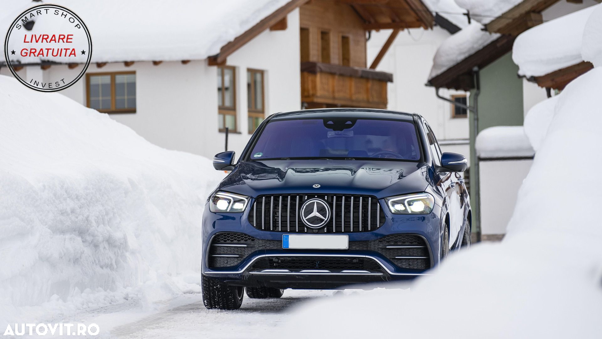 Grila Centrala Mercedes GLE SUV W167 V167 GLE Coupe C167 Sport Package (2019-Up) G- livrare gratuita - 6