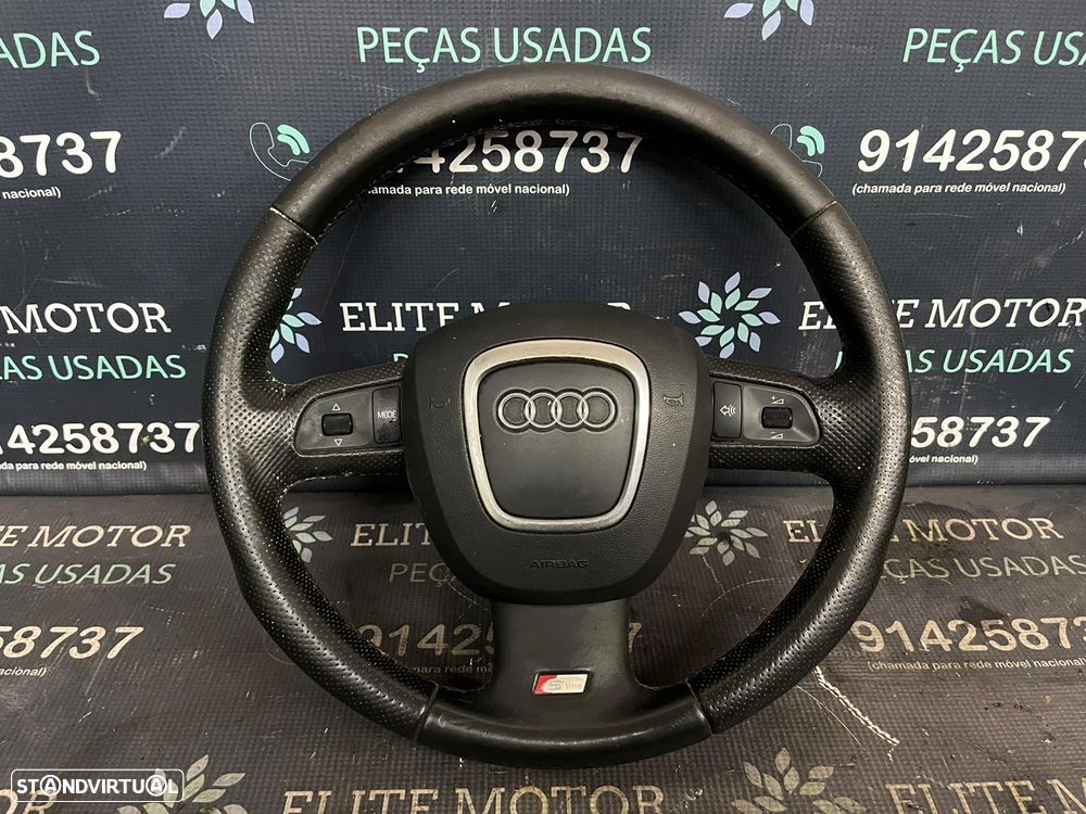 Volante usado pele com airbag AUDI A4 B7 S-LINE - 3