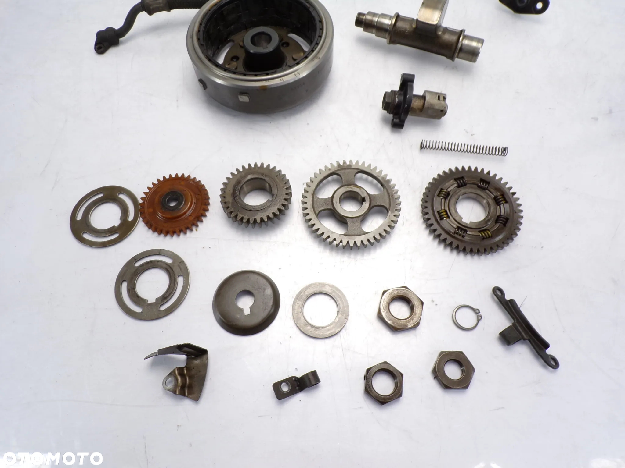 Przewód oleju wałek osłona napinacz YAMAHA XT600 2KF magneto koło zębate - 2