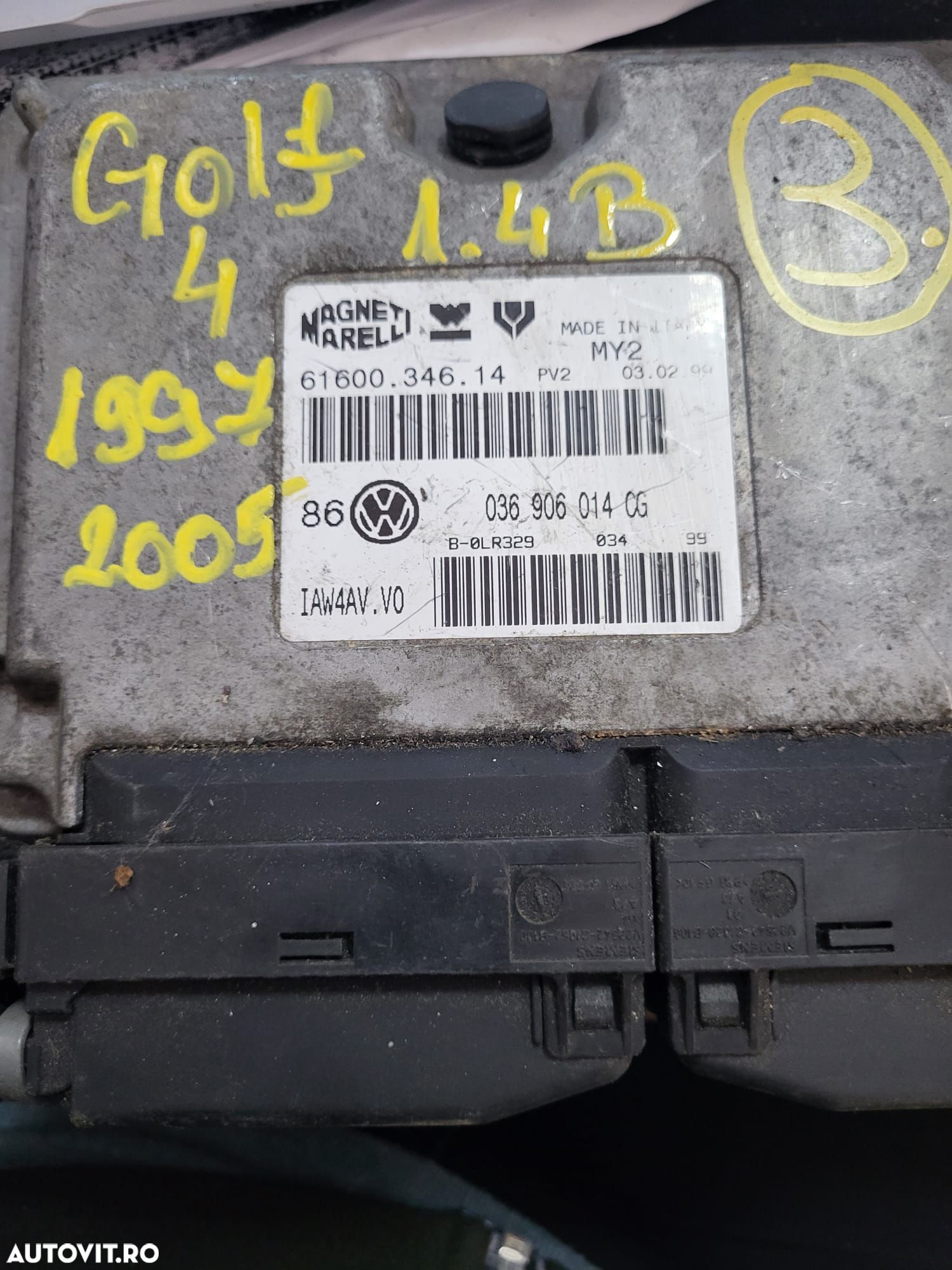 ECU Calculator motor VW Golf4 1.4 036906014CG - 1