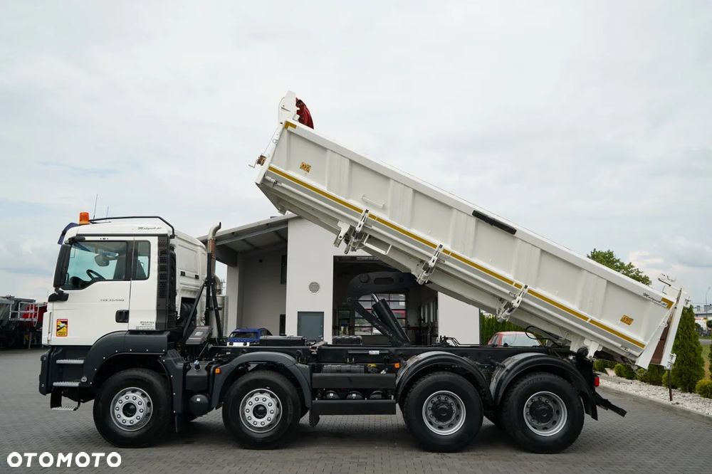 MAN TGS 35.440 / 8X4 / WYWROTKA 2 STR. / HYDROBURTA / BORDMATIC / ZABUDOWA MEILLER KIPPER - 3
