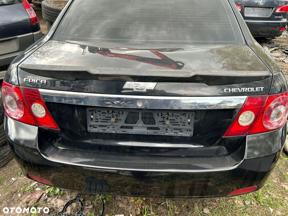 KOMPLETNY TYŁ CHEVROLET EPICA II CZARNY KLAPA ZDERZAK LAMPY - 1