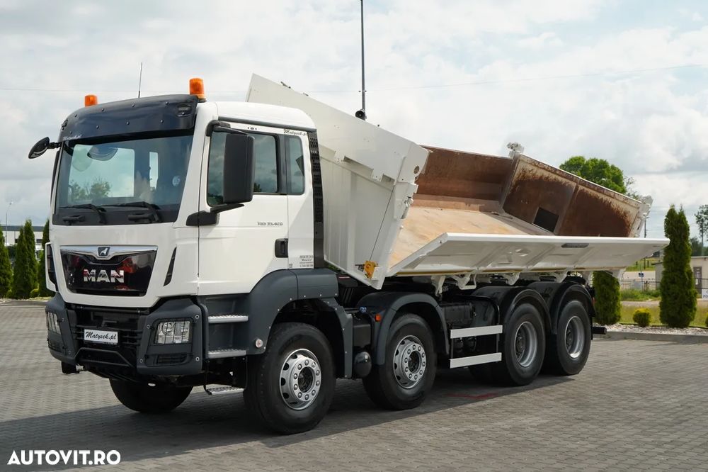 MAN TGS 35.420 / 8X4 / BASCULATOR CU 2 LATE / MEILLER KIPPER / HIDROBRAT / AUTOMAT / EURO 6 - 9