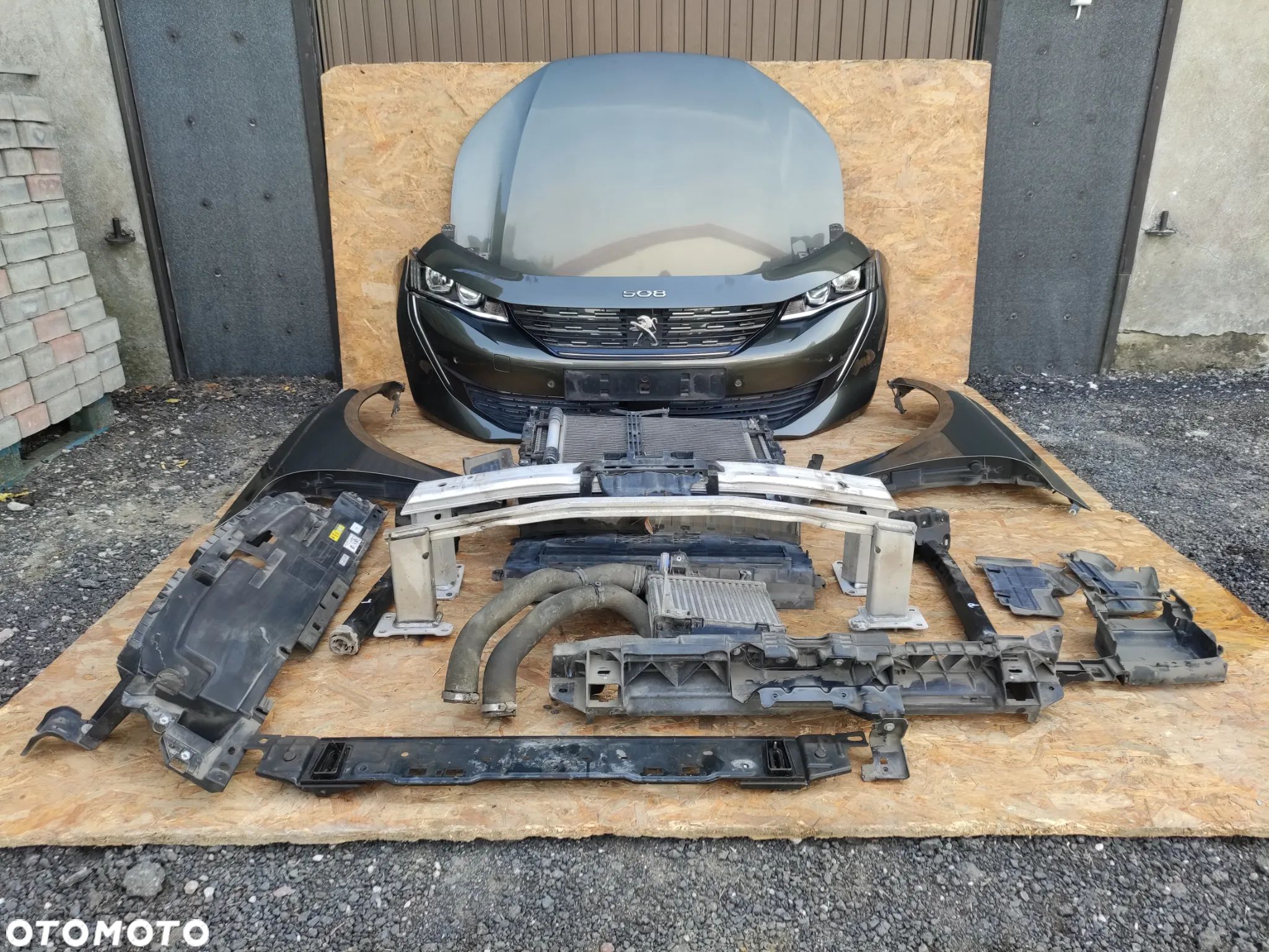 PRZÓD KOMPLETNY MASKA ZDERZAK PEUGEOT 508 II LAKIER KTV - 1
