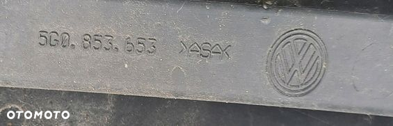 VW GOLF VII 12-16R GRILL ATRAPA ZNACZEK RADAR ORYG 5G0853653 5G0853655C - 4