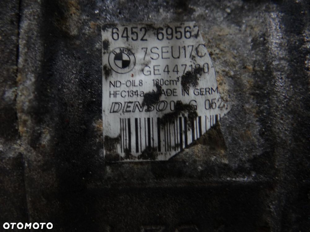 KOMPRESOR SPRĘŻARKA KLIMATYZACJI BMW E60 E61 N52B25A 6956715 - 5