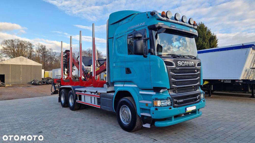 Scania R520 V8 HIAB LOGLIFT - 4