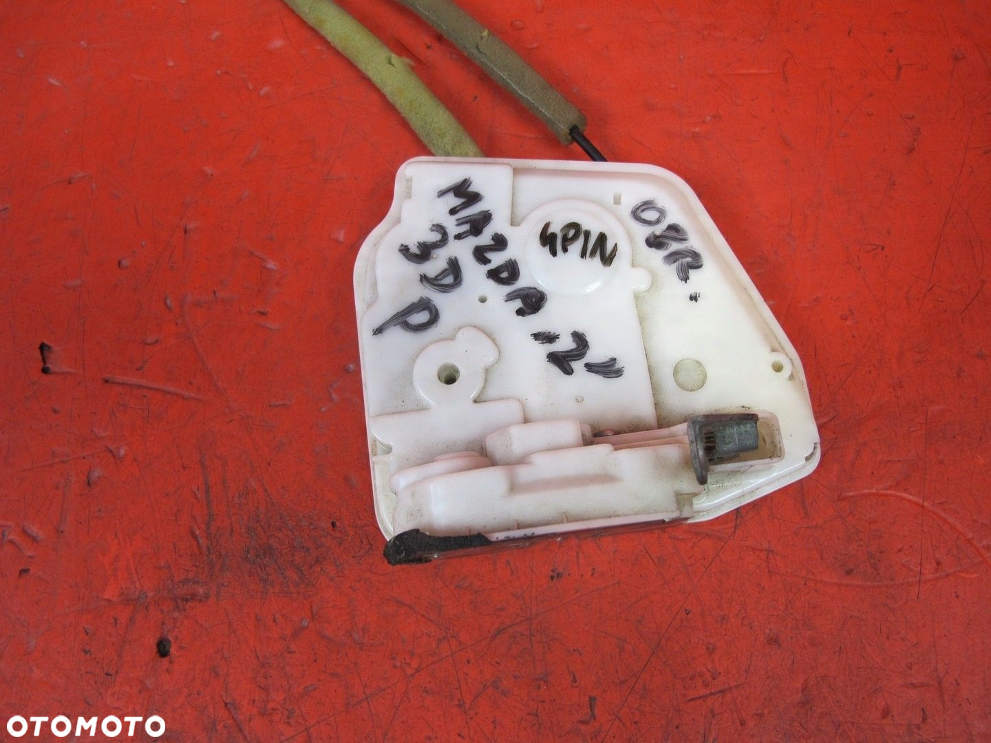 MAZDA 2 II DE 3D 07- ZAMEK DRZWI PRAWY 4 PIN EU - 2