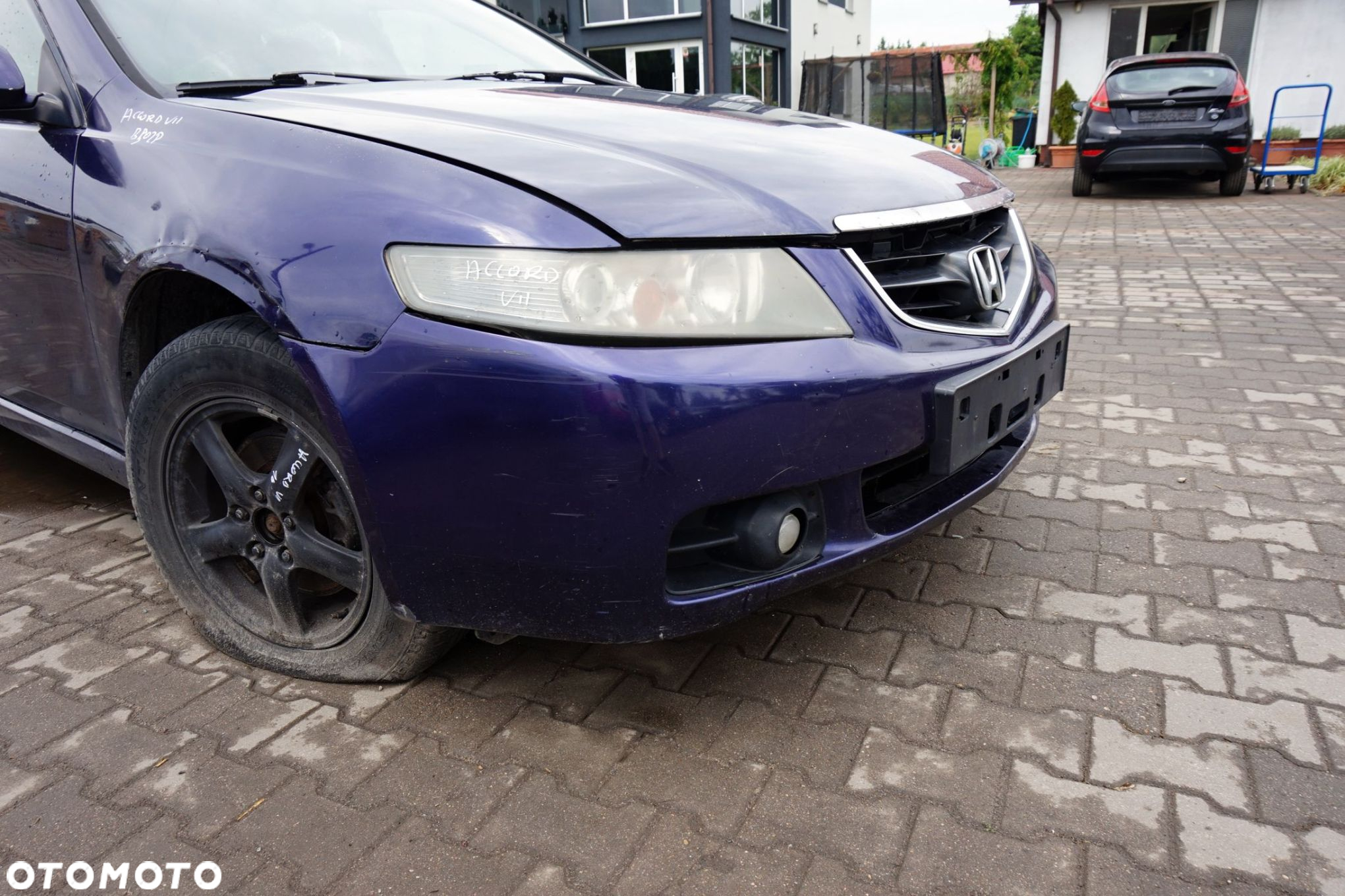 MASKA ZDERZAK BŁOTNIKI LAMPY ACCORD VII B502P  HONDA 2002-2005 GRANATOWY PRZÓD KOMPLETNY - 10
