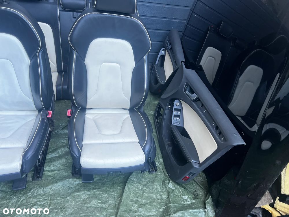 FOTELE BOCZKI AUDI A4 B8  SKÓRA GRZANE - 6