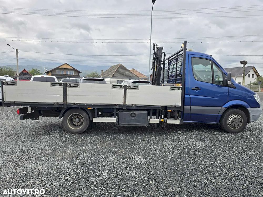 Mercedes-Benz Sprinter macara 1t Hiab, bena 4,45 m. - 10