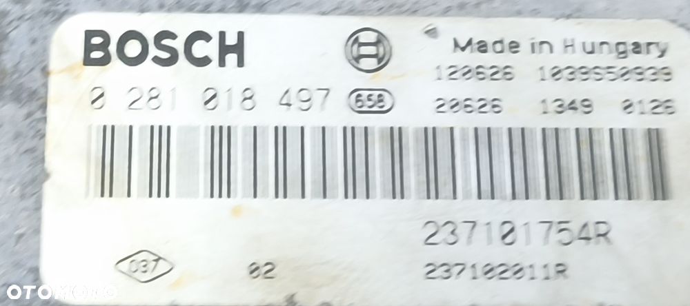 RENAULT TRAFIC II 10r 2.0 DCI KOMPUTER SILNIKA 0281018497 - 2