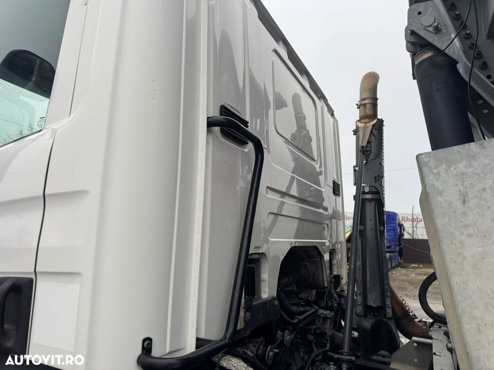 Scania P410 8x4 Basculanta Bena Posterioară Hardox Schmitz 18mc - 9