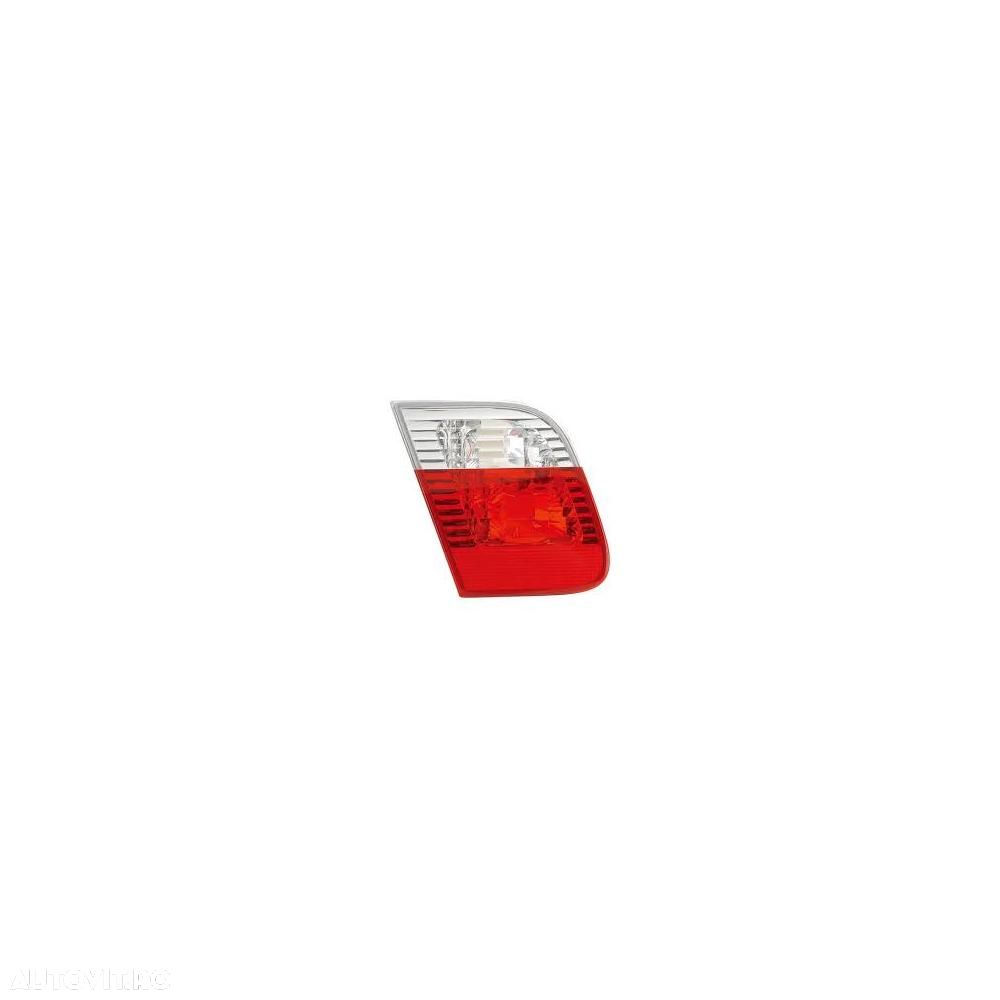 Lampa spate, stop Bmw Seria 3 (E46), 10.2001-06.2005 Sedan, , spate, rosu-alb, interior, fara suport bec, 63216910537, stanga/dreapta - 1