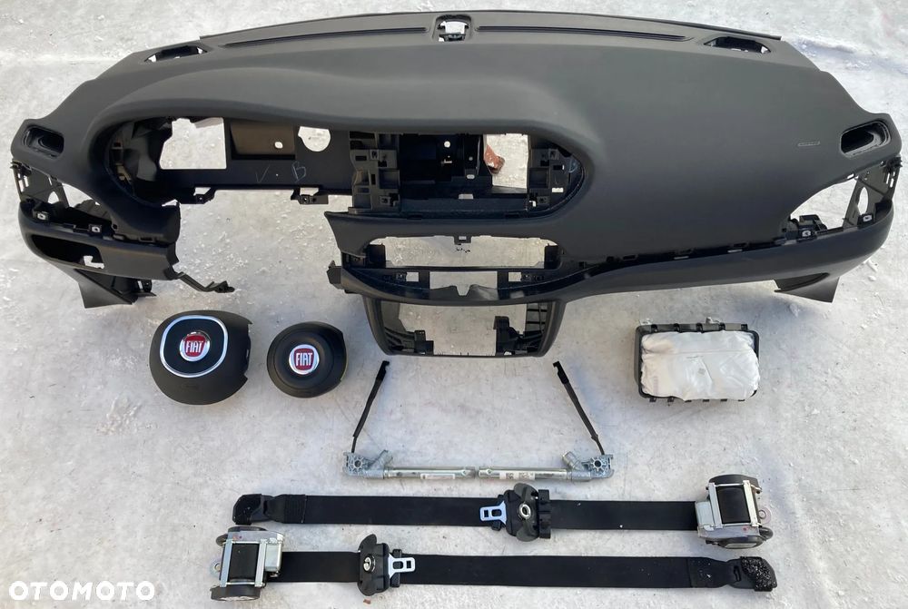 FIAT TIPO DESKA TWARDA PLASTIK  KONSOLA KOKPIT PULPIT PÓŁKA PARAPET PODUSZKI POWIETRZNE KIEROWCY PASAŻERA AIRBAG FOTELA W FOTEL SZYCIE KURTYNA KURTYNY PASY PAS NAPINACZ DOPINACZ NAPINACZE DOPINACZE regeneracja naprawa Raz2 !!! - 1