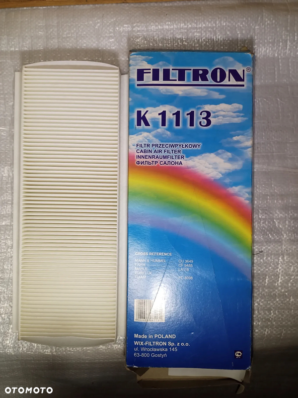 Filtr Kabinowy Filtron K1113