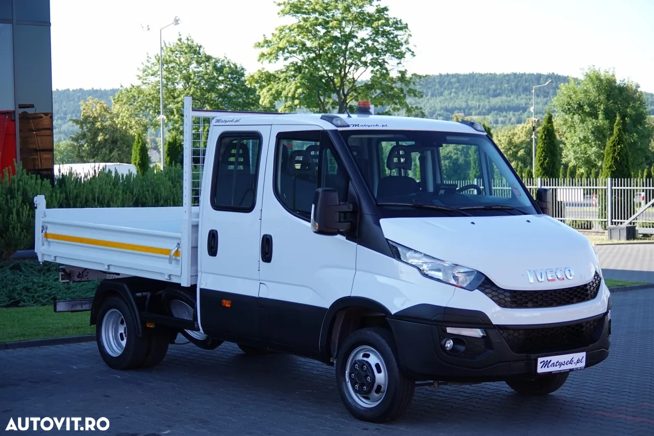 Iveco DAILY 35C16D / 2.3 D / CAMION CU TRACȚIE MIXĂ / BASCULATOR – 2.6 M / CAMION DUBLU / IMPORTAT / CONTRACT DE SERVICE POST-SERVICE - 7